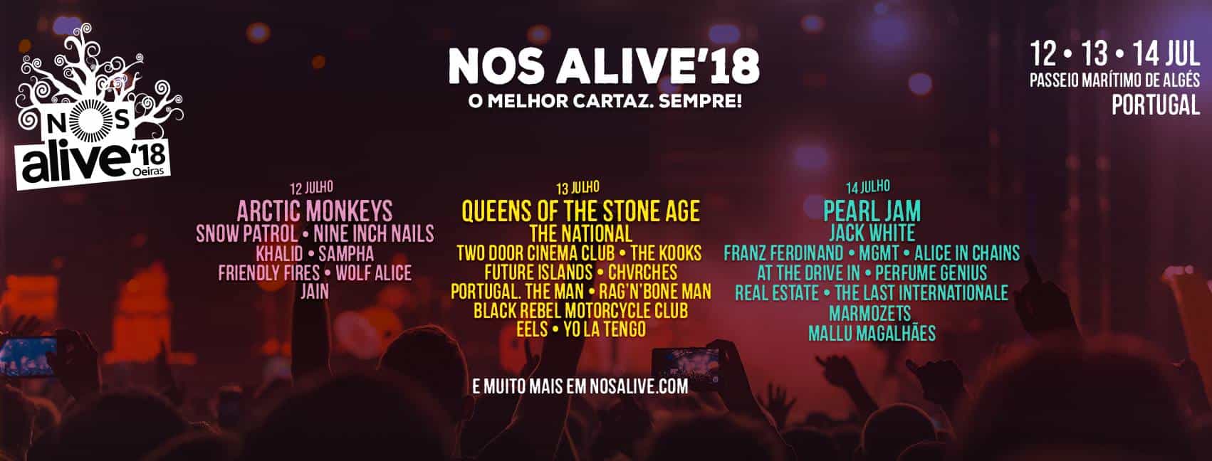 NOS Alive'18 Cartaz